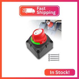 Bs006 Uckasayfy Battery Disconnect Switch 12v Heavy Duty Kill Waterproof Quick Cut Off Sw