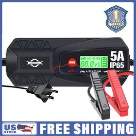 Upapsi 717710194348 Smart Car Battery Charger Trickle Charging Maintainer For Motorcycles Suvs Atvs