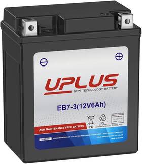 Cbtx7l-bs Uplus New Technology Battery Ytx7l-bs Motorcycle Atv Eb7-3 Maintenance 12v 6ah