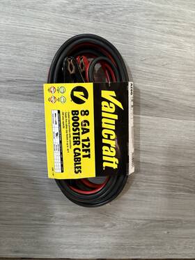Az8g Valucraft Valuecraft Booster Cables 8 Ga. 12 Ft Long New