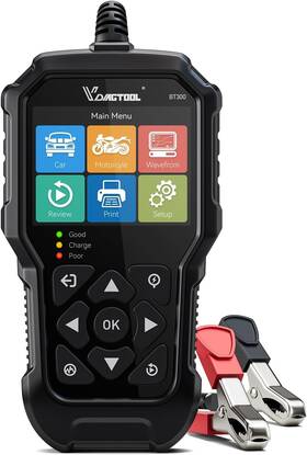 Vdt-bt300 Vdiagtool Bt300 Car Battery Tester 6v 12v 5-3000 Cca Load Black