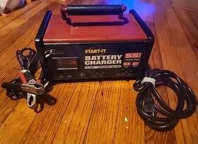 Vec074 Victor Mfg Vector Start-it Manual 6v And 12v Dc 55amp/10amp/2amp Auto On/off Battery Charger