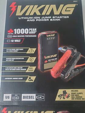 37740462024 Viking Lithium-ion Jumpstart And Power Bak