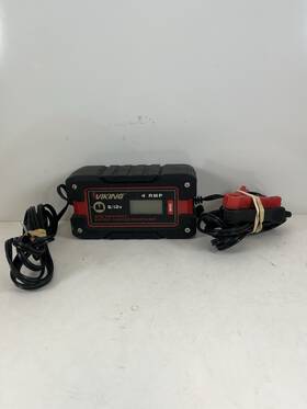 63250 Viking 4 Amp 6/12v High Frequency Battery Charger/ Maintainer For Car Motorcycle