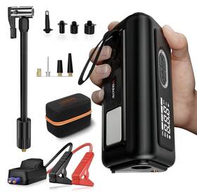 Vrd5 Virrow Portable Car Jump Starter Tire Inflator Air Compressor Duster Light