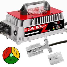 1000w Voolex 794969826602 24v 30a Forklift Charger Smart Trickle Battery Maintainer
