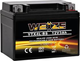 Ytx4l-bs Weize 784237314887 High Performance-rechargeable-sealed Motorcycle Battery Ytx-4l Ytx4l-bs Weize 784237314887 High Performance-rechargeable-sealed Motorcycle Battery Ytx-4l