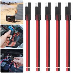 Wowpartspro 600609585597 Sae Extension Cable 10awg 30cm/1ft 2-pin Solar Panel Quick Disconnect Connector Wowpartspro 600609585597 Sae Extension Cable 10awg 30cm/1ft 2-pin Solar Panel Quick Disconnect Connector