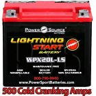 Wpx20l-ng Power Source Lightning Start Nano Gel Battery Harley Application Wpx20l-ng Power Source Lightning Start Nano Gel Battery Harley Application