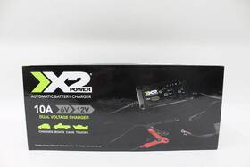 Slc10296 X2power Automatic Battery Charger 10 Amp Dual Voltage 6/12 V -