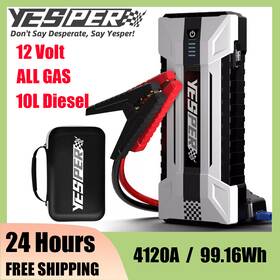 Carku-241 Yesper Battery Jump Starter 4120a Peak Portable Car Booster 12v Charger