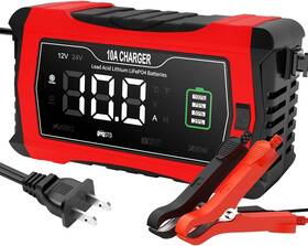 10a-11 Yhchkj Car Battery Charger 12v 10a And 24v Fully-automatic Trickle Red 10a-11 Yhchkj Car Battery Charger 12v 10a And 24v Fully-automatic Trickle Red