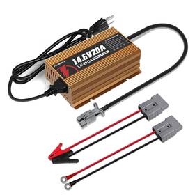 Yh20250320 Yourheey 12v 20a Lithium Battery Charger 14.6v Smart Ac-dc With Yellow
