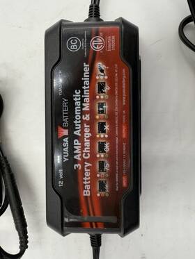409177-21255168 Yuasa Battery 3 Amp Automatic Charger And Maintainer 12v 409177-21255168 Yuasa Battery 3 Amp Automatic Charger And Maintainer 12v