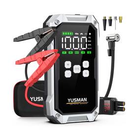 6000a Yusman 607609064077 Car Jump Starter With Air Compressor 150psi Battery Pack