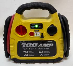 Hh-774 Zundian 700 Amp Portable Battery Jump Starter 260 Psi Air Compressor Usb