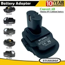 Battery Adapter Converter For Makita Li-ion 18V To Ni-cd Ni-mh. Fixed Price $13.99.