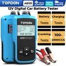 Topdon AB101 Battery Tester 12V Car Load Cranking Charging. Fixed Price $24.99.