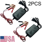 2PCS 12V Rv Car Battery Charger Maintainer For Truck Motorcycle Atv Auto New Us. Fixed Price $8.91.
