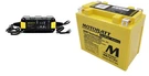 Motobatt MBTX12U Quadflex Agm Factory Activated + Maintenance Charger. Fixed Price $147.00.