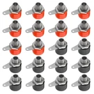 20 Pcs 4MM Banana Female Socket Jack Mount Connectors For Plugs Amplif.... Fixed Price $14.45.