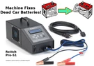 Machine Fixes Dead Car Batteries New! Revolt PRO-S1 Sold Out!. Fixed Price $6499.99.