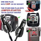 Fast Dc Car Charger Adapter For SJ3 Schumacher 400A Peak Jump Starter. Fixed Price $12.98.