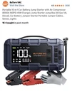 10-IN-1 Car Battery Jump Starter With Air Compressor 8000A 160PSI Open Box. Fixed Price $155.00.