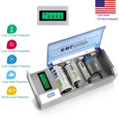 Lcd Smart Battery Charger For Aaa 9V Ni-mh Ni-cd Rechargeable Batteries. Fixed Price $16.89.
