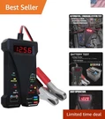 Lcd Car Battery Tester With Led Indication - Reliable Voltage Analyzer For 12V. Fixed Price $20.89.