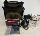 Canon Vixia Hf R10 8 Gb Digital Camcorder Red Charger Cable Battery Case. Fixed Price $82.99.