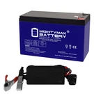 Mighty Max 12V 9AH Gel F2 Replaces Skytron 3500B, 6001, 6500 + Charger. Fixed Price $44.99.