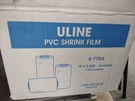 Uline 60 Gauge 10 Wide 2500 Feet Pvc Shrink Film S-7754. Fixed Price $50.00.