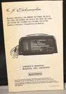 Schumacher Battery Chargers Owner's Manual SE-40MAP SE-70MA SE-82-6 SE-125A &. Fixed Price $9.95.