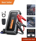 High-performance 4000A Jump Starter & Power Bank Safe Weatherproof Design. Fixed Price $79.99.