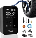 Cordless Air Compressor, 75W Portable Tire Inflator With Digital Pressure Gauge,. Fixed Price $23.90.
