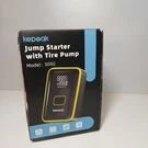 Kepeak Jump Starter 4000A With Tire Pump Model: SD02. Fixed Price $39.99.
