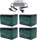 12V 12AH 6-DZF 6-DZM-12 Battery / Charger For Electric Scooter Go Kart Atv Quad. Fixed Price $169.99.