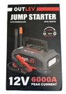 Outlev Jump Starter 6000A Air Compressor 160PSI Multi-functional Emergency Kit. Fixed Price $229.00.