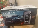 Portable Car Battery Jump Starter With Air Compressor, Vanxipow 4500A 150PSI. Fixed Price $90.00.