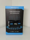 Car Jump Starter With Air Compressor, Hemingson 160PSI 3000A Portable. Fixed Price $79.95.