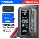 Topdon JS2000PRO 16000MAH Car Starter Booster Jumper Box Battery Tester Us. Fixed Price $80.00.