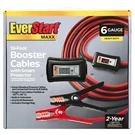 Everstart Maxx 6-GAUGE Heavy Duty Booster Cables With Built-in Volt Meter. Fixed Price $36.64.