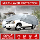 Motor Trend 4-LAYER 4-SEASON Deluxe Car Cover For Van Suvs Up 200". Fixed Price $89.24.