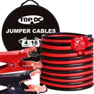 Topdc 4 Gauge 16 Feet Jumper Cables For Car, Suv And Trucks Battery, Heavy Du.... Fixed Price $37.22.