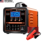 Gearlasso 12V 24V Car Battery Charger Heavy Duty, 0-15A Orange & Black. Fixed Price $120.66.