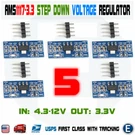 5PCS AMS1117-3.3 3.3V Step-down Linear Voltage Regulator Module 6-12V. Fixed Price $6.48.