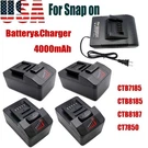 CTB8185 For Snap On 4AH 18V Battery CTB8187 CTB7185 CT7850 CT8850 CTC720 Charger. Fixed Price $237.92.