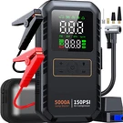 4 Car Jump Starter 5000A Battery Booster Air Compressor 150PSI Tire Inf. Fixed Price $89.95.