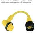 Parkpower By Marinco 1RPCRV Right Angle ADAPTER,30A 125V Locking/sealing Connect. Fixed Price $39.99.